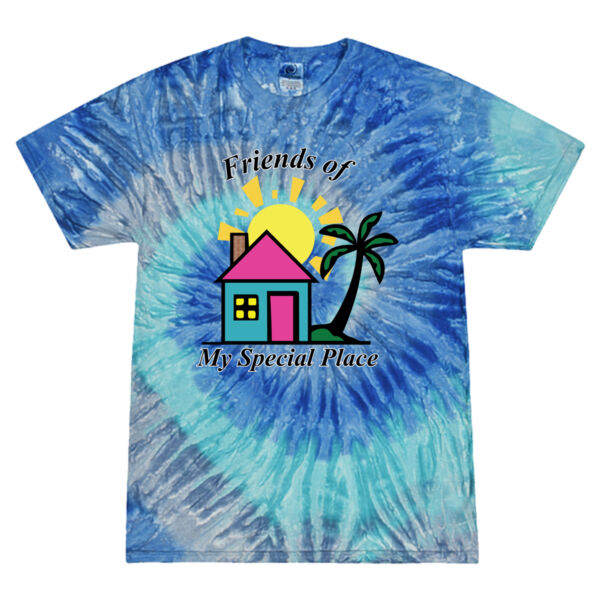 Unisex Multi-Color Tie-Dyed T-Shirt Thumbnail