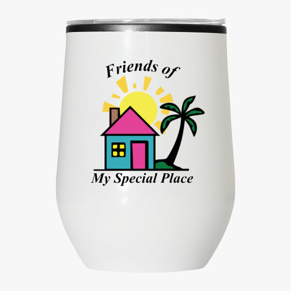 12 oz Stemless Wine Tumbler with Lid Thumbnail