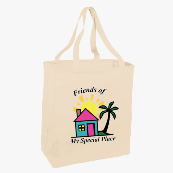 Ideal Twill Over the Shoulder Grocery Tote Thumbnail