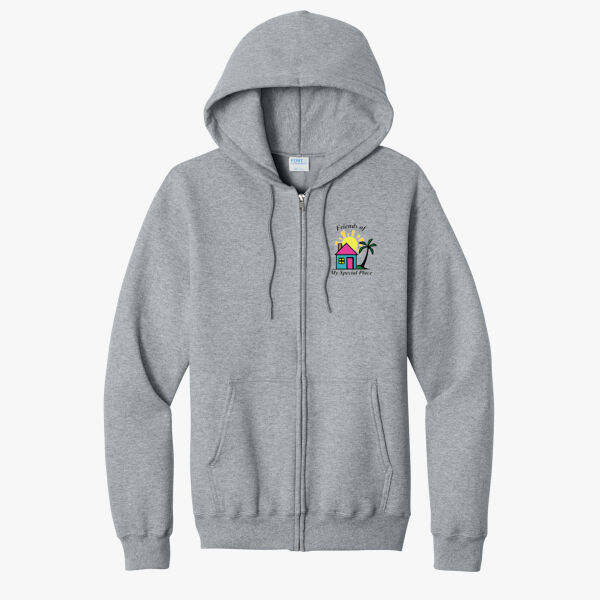 Port & Co Core Fleece Full-Zip Hooded Sweatshirt Thumbnail