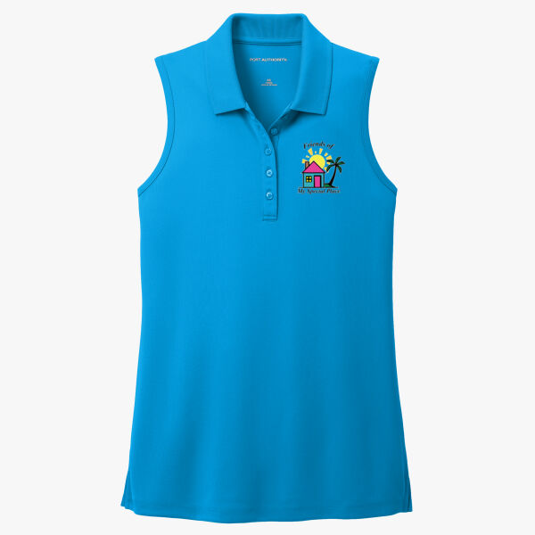 Port Authority Women's Micro-Mesh Sleeveless Polo Thumbnail